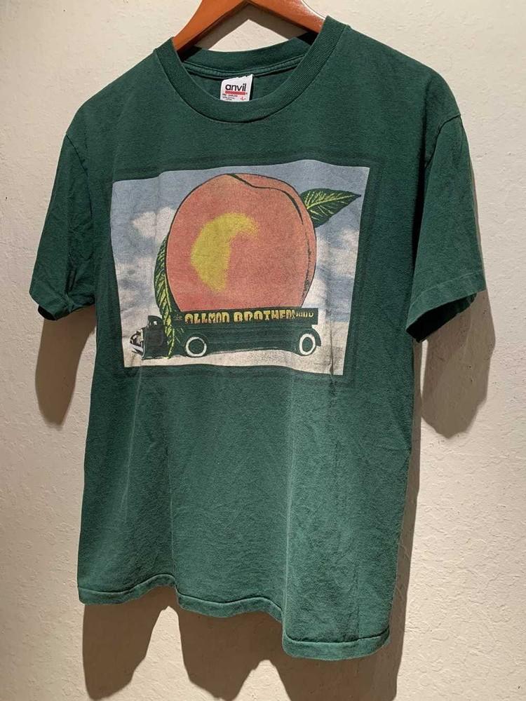 Vintage 1995 Allman Brothers Eat Peach Peace Green Unisex TShirt S5XL Unisex T-Shirt