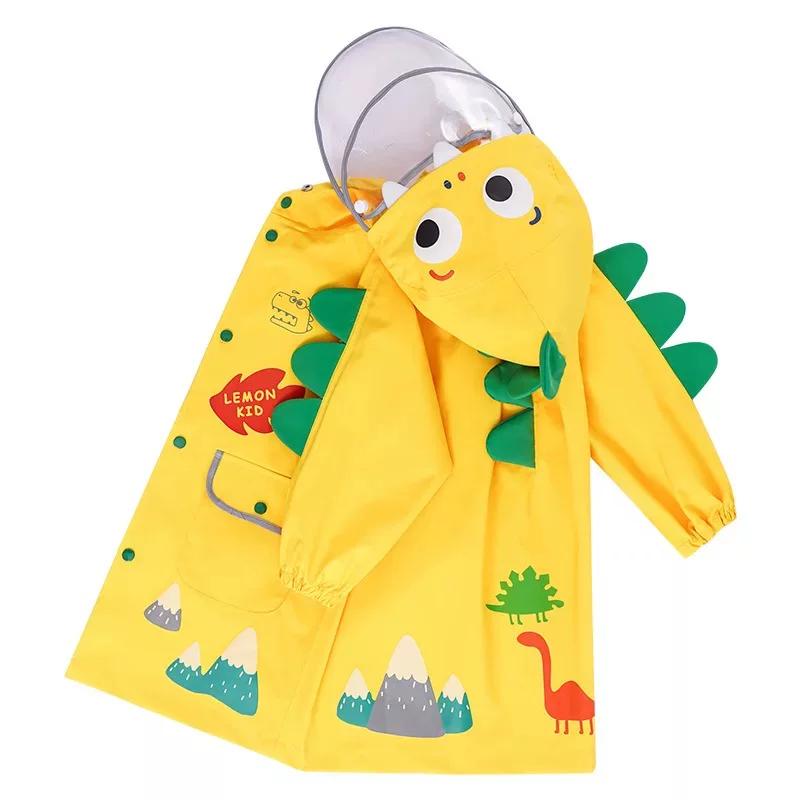 Baby Girl Dinosaur Style Children's Raincoat