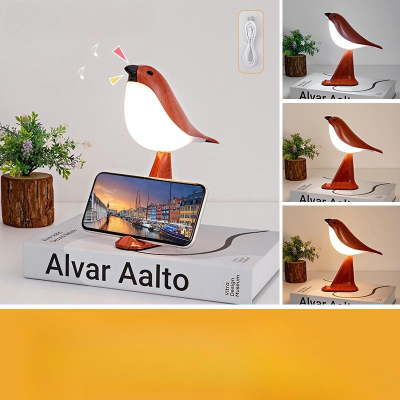 

1Pc New Creative USB Charging Magpie Desk Lamp Multi-function Bedside Bedroom Mobile Phone Holder Aromatherapy Atmosphere