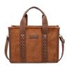Simple retro bag women's 2025 new large-capacity tote bag fashionable versatile shoulder bag commuter messenger bag