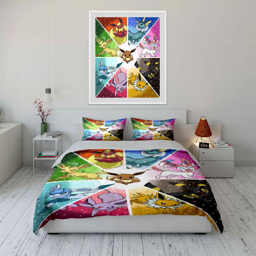 Charming Evolutionary Companions Tapestry Bedding sets Duvet covers Pillowcases(1* Duvet Cover 2* Pillowcases without duvet insert)