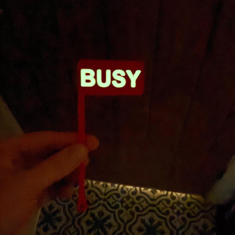 Monitor Busy Flag Signs Fun Office Gift Busy/On Call/Back Off Signs, Fun Desk Accessories, Suitable For Home Office