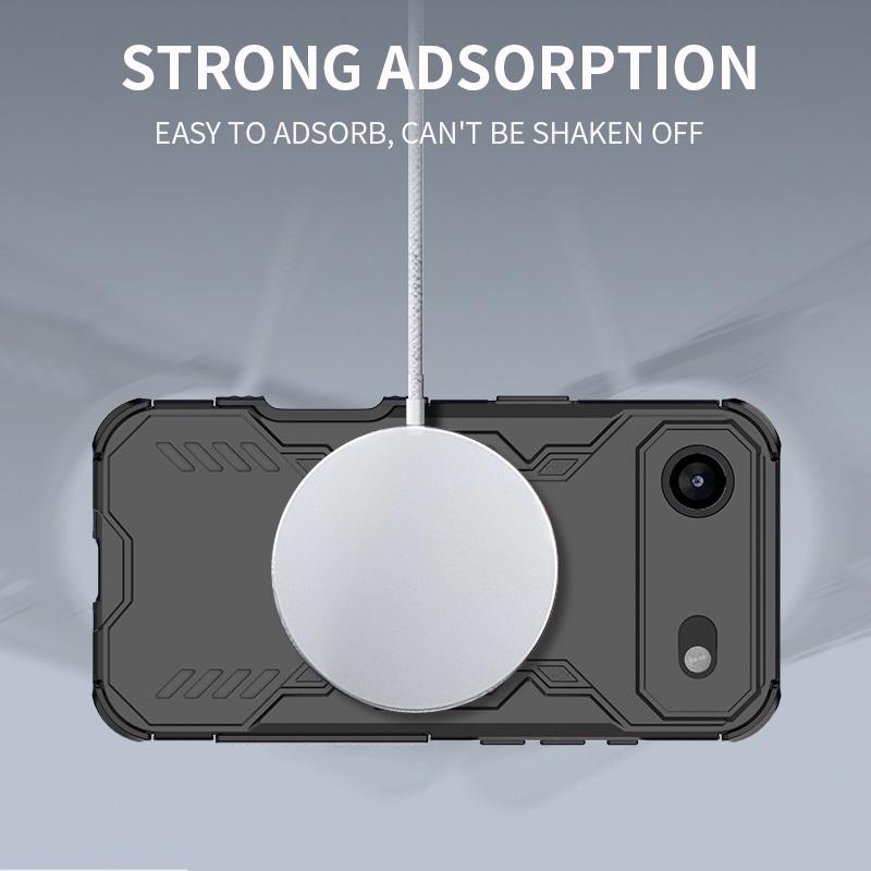 KEYSION Hollow Heat Dissipation Case for MagSafe for iPhone Air Silicone+PC Magnetic Cooling Shockproof Phone Cover for iPhone 17