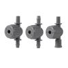5 Stück Einstellbares Inline-Kugelhahn mit Dorn für Tropfbewässerung, Universeller 1/4 Zoll Rohrabschneider, 6mm Wasserregelschalter