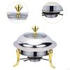 Buffet Warmer Chafer Chafing Dish Set Solid Fuel Boiler Catering for