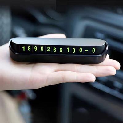 Tarjeta de estacionamiento temporal para automóvil, número de teléfono, placa de tarjeta, número de teléfono, parada de estacionamiento, accesorios para automóviles