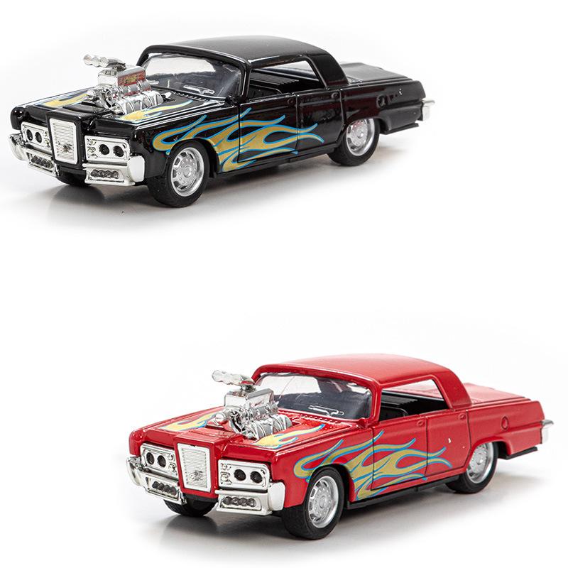 1:32 Alloy Sports Car Model Children's Toy Car Back Force Car Model Boy Toy Double Door