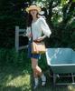 Marhen.J Rico Rattan Tote Crossbody Bag