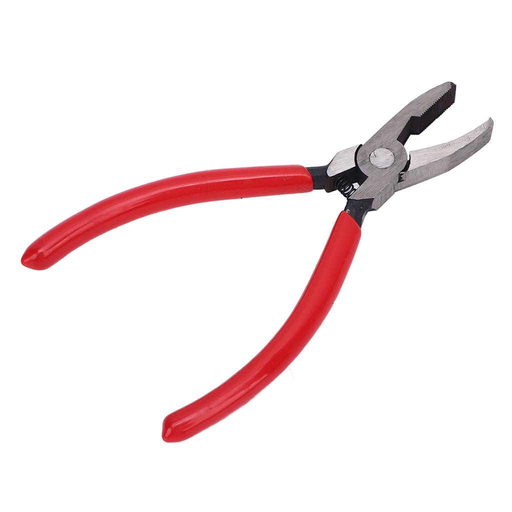 Breaker Grozer Pliers Flat Nose Teeth Design Multifunctional Glass Breaking and Grozing Pliers for