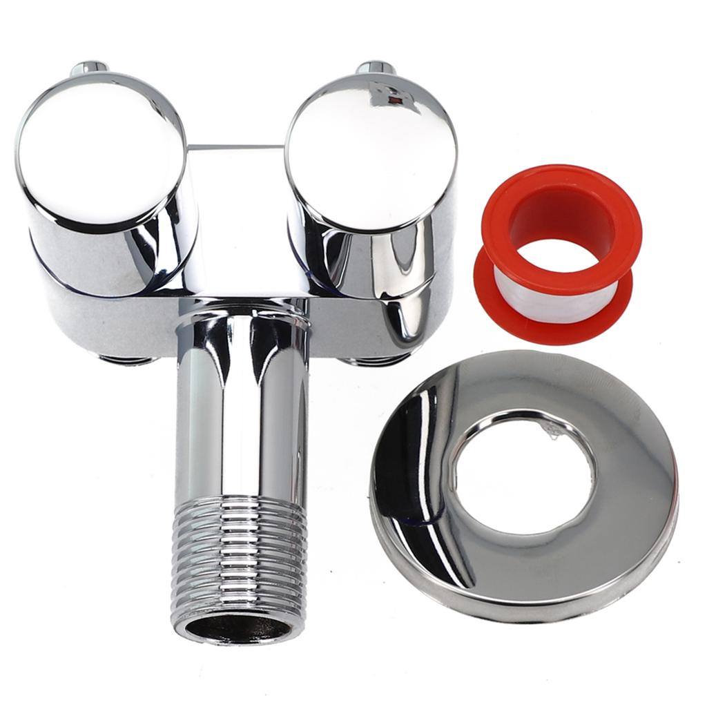 Toilet Valve Angle Valve Double Control Metal Handle One In Two Out Three-way Filling Toilet Companion High Quality