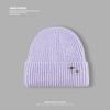 Women's Autumn and Winter Wool Hat Big Head Circumference Versatile Warm Ear Protection Cold Hat Showing Face Small Stars Decorative Knitted Hat Men