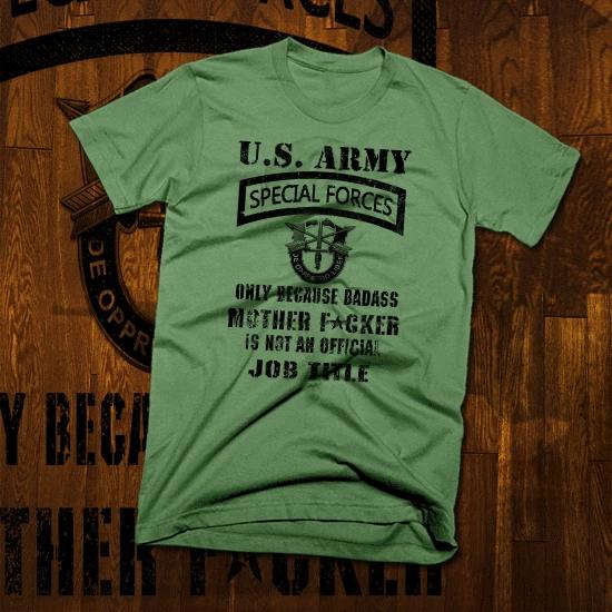 Army Special Forces Ranger T-Shirt Military Sniper Combat Vet Army new tee S