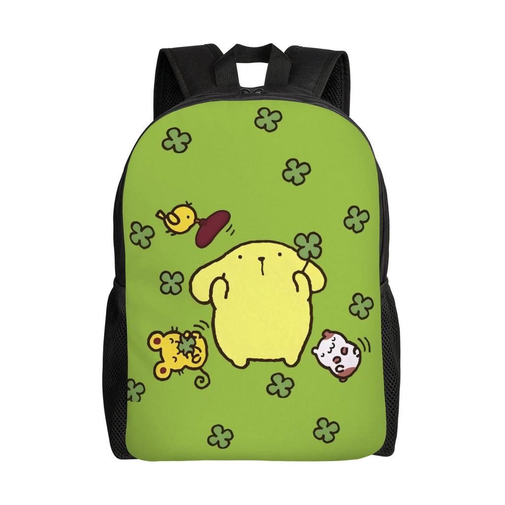 P-Pompompurines Laptop Backpack Men Women Basic Bookbag for School College Students Dog Cartoon Bags