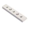 100mm T Slot Miter Track with Holes Aluminum Alloy Woodworking Chute Rail Electric Circular Saw Workbench Fixture