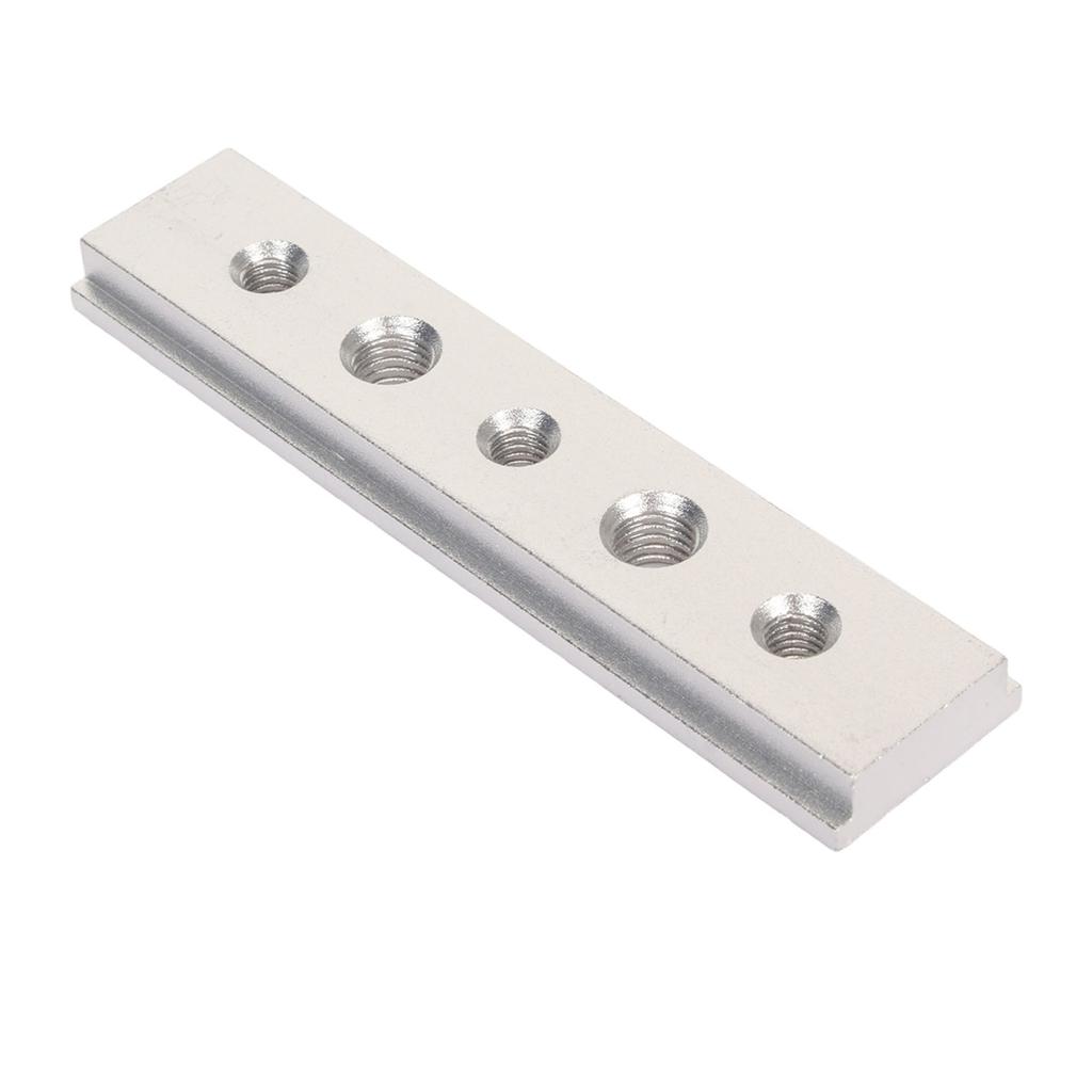 100mm T Slot Miter Track with Holes Aluminum Alloy Woodworking Chute Rail Electric Circular Saw Workbench Fixture