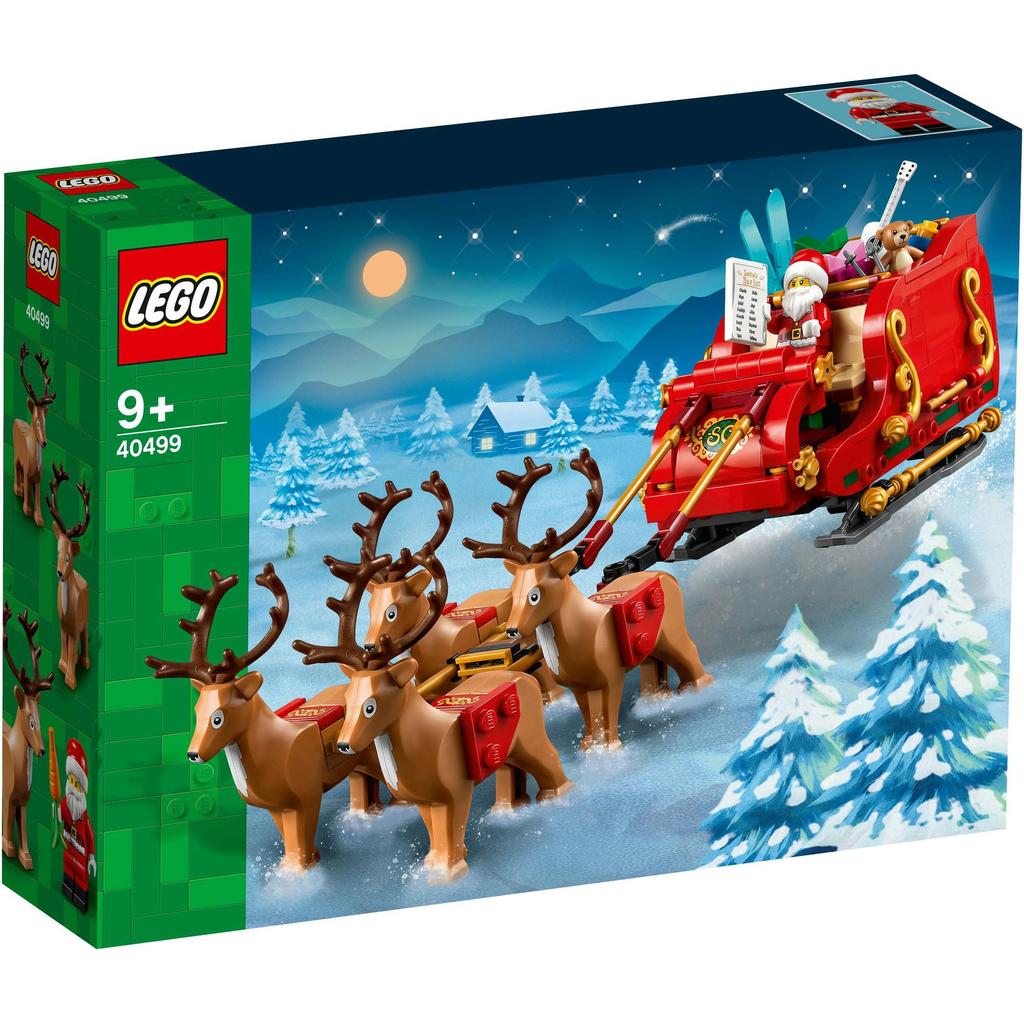 LEGO Christmas Sleigh Toy Present Birthday Block Decoration Boys Girls Children 9 Years Old 10 Years Old 11 Years Old Elementary School Students