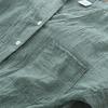 Women Autumn Tops Linen Button Down Loose Casual Career Shirt Long Sleeve Blouse