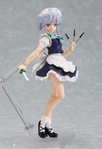 Touhou Project Figma Sakuya Izayoi Höhe bemalte bewegliche Figur ca.. 13,5 cm ABS und PVC