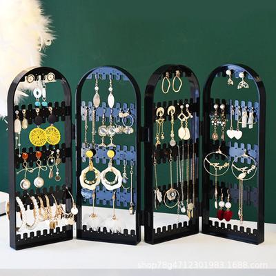 Multipurpose Lightweight Convenient Multi-layer Desktop Jewelry Display Stand Earrings Holder Jewelry Display Stand