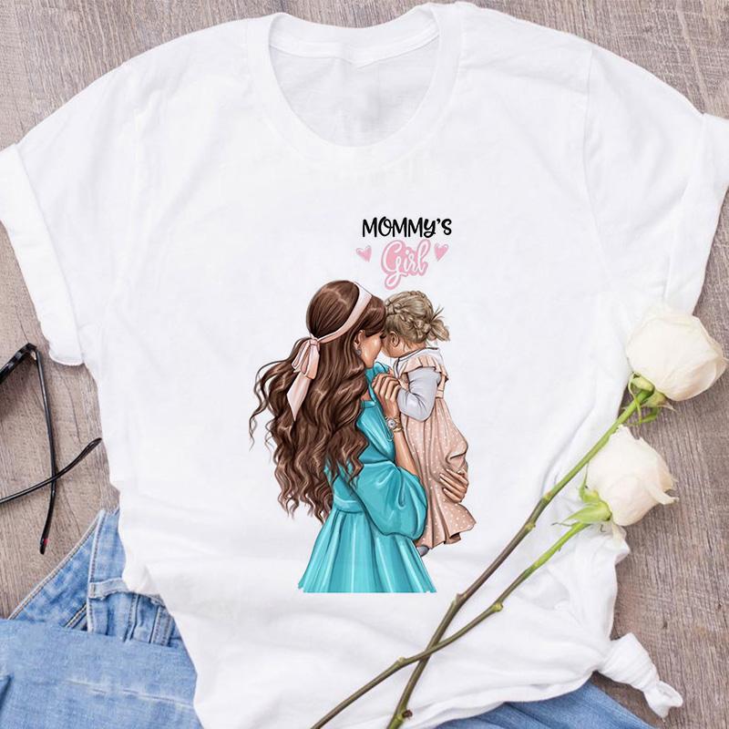 Super Mom T shirt Women Mothers Love Print Pink Tshirt Harajuku Mama TShirt Tops tee shirt Femme Summer