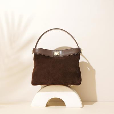 Retro-colored Women's Tote Crossbody Bag, Summer Matte Retro Single-shoulder Hand-held Commuting Bag