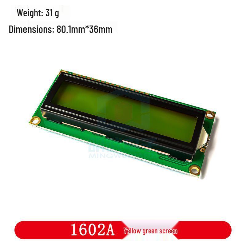 1602A/2004A/12864B LCD, Blue/Yellow-Green, 5V with Backlight, IIC/I2C Compatible