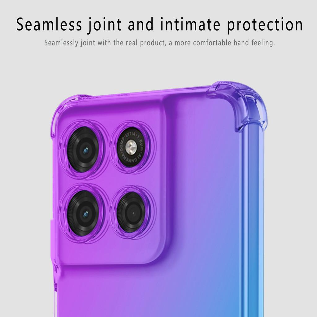 For Motorola Moto G67 Power 5G Case Gradient Color TPU Anti-Drop Phone Cover