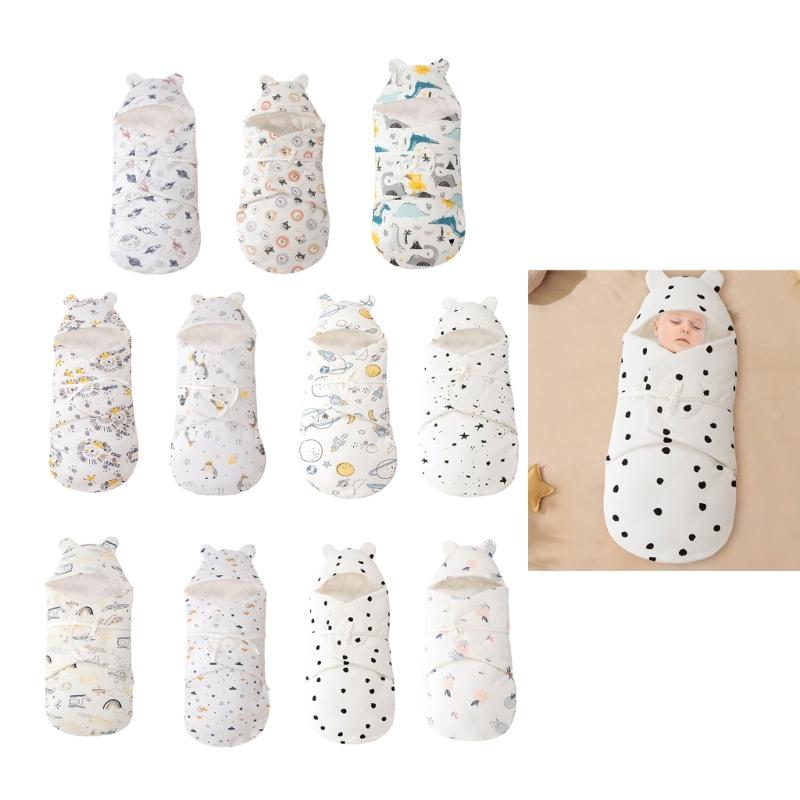 Anti-Kick Blanket Sleeping Bag Infant Quilt Sleepwear Cotton Sleepsack for Baby 0-12 Months Swaddles Wrap Swaddles Sacks