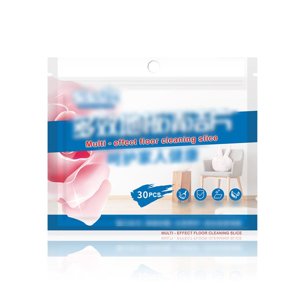 30 Pieces/Bag Floor Cleaning Sheet Portable Indoor Bathroom Dining Room Ceramic Tile Furniture Mopping Washing Sheets