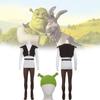 Shrek Cosplay Attire In Polyester Fabric For Halloween Costume Party Use
