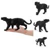 Figurine Animalière Pvc Panthère Noire avec Design Authentique pour les Passionnés de Nature