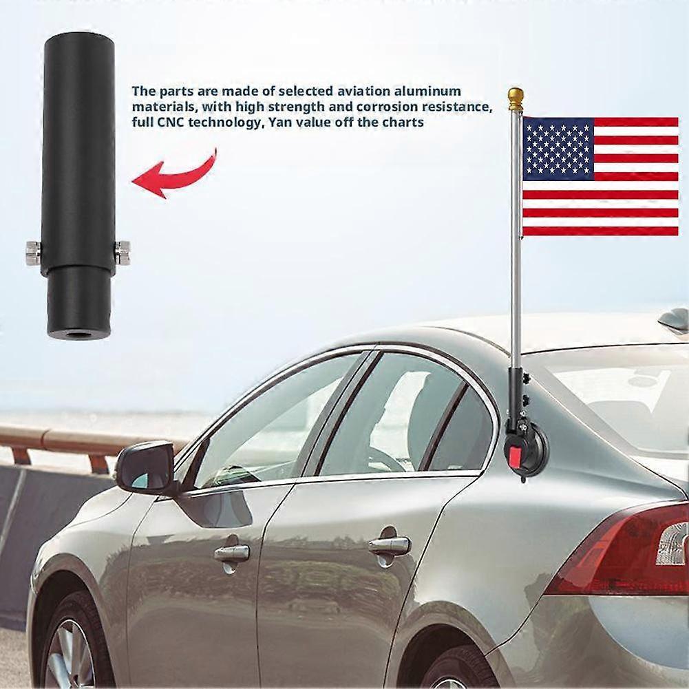 Car Flag Mount Heavy Duty Suction Cup Flag Holder Pole Holder Rust And Corrosion