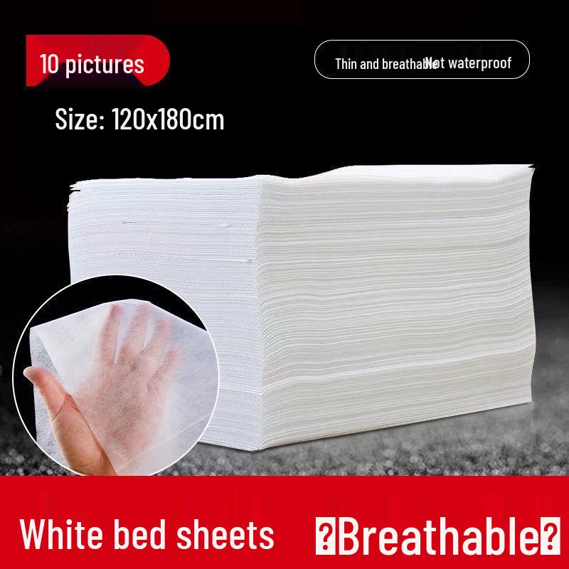 Breathable Disposable Massage Bed Sheets: Waterproof, Oil-Proof, Thickened, Non-Woven with Face Hole