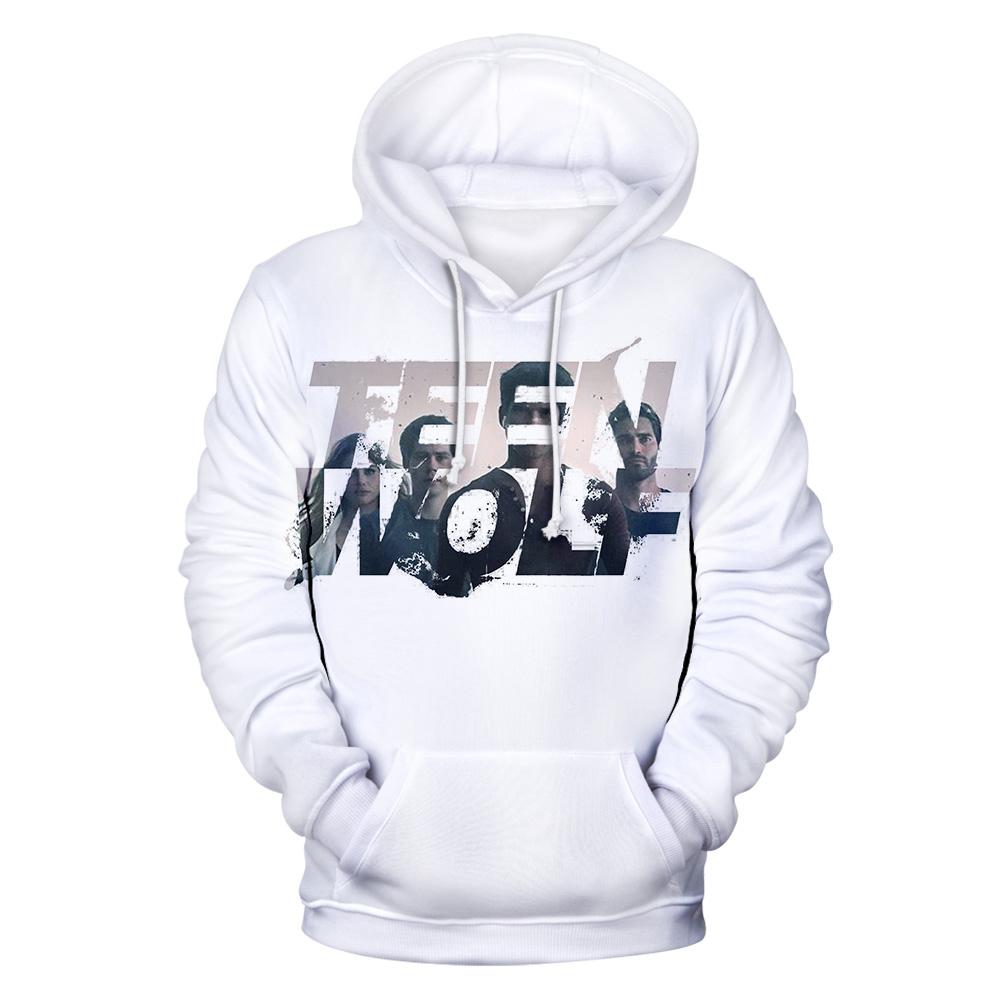 Felpe con cappuccio Stampa 3D Serie TV Teen Wolf Autunno Uomo Donna Moda Felpe Oversize Felpa con cappuccio Maglioni da uomo Tuta Abbigliamento Uomo