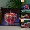 Christmas Apple Pillow Case Sofa and Living Room Decorative Cushion Covers Dust-proof and Mite-proof Invisible Zipper