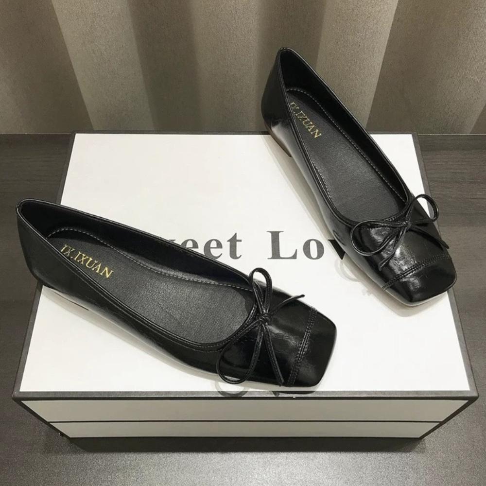 Fashion New Style Fashion Spring Summer Arrival Women's Flat Shoes Gentle Bow-Knot Design Commuter Versatile Single Shoes Zapatos Mujer