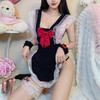 Sexy Lingerie Sexy Maid Suit Lace Hollow Maid Cosplay Uniform Free Bed Flirting