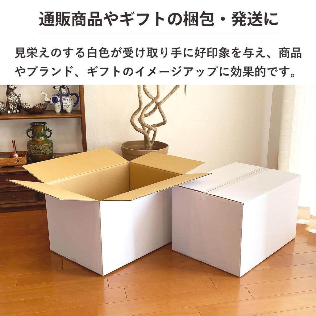 Box Bank Cardboard Home Delivery 140 Size White 10 Piece Set White Cardboard (Cardboard Box) Moving/Storage FW04-0010-a2