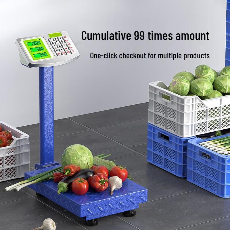 Konka Commercial 180kg Stainless Steel Digital Platform Scale