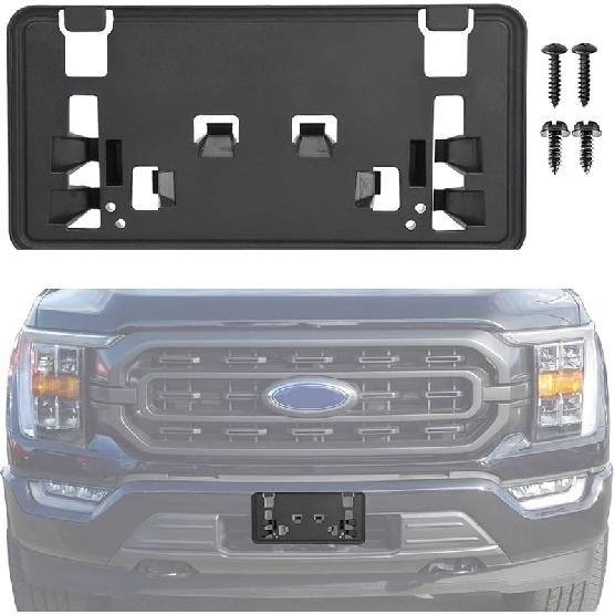 Replacement For Front Bumper License Plate Frame Bracket 2018- Ford F150 JL3Z17A385BA