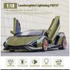 1/18 Lamborghini Sian New Energy Supercar Alloy Diecast Car Model Sound & Light Collection of Hobby Decorative Fine Ornaments