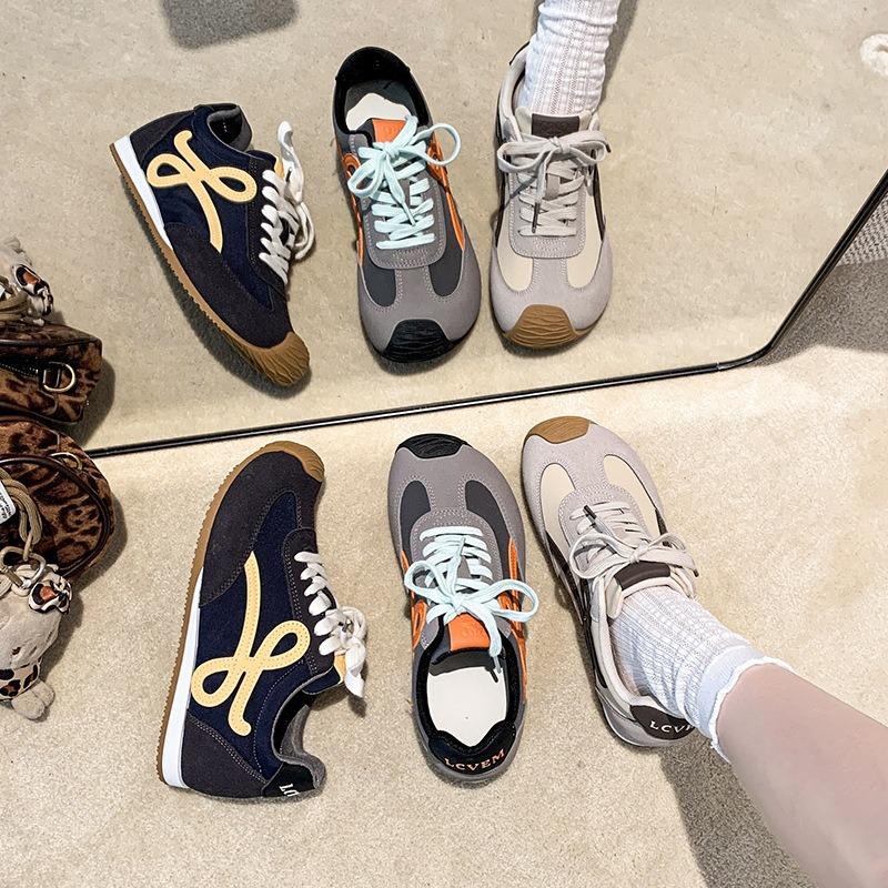 Retro Women's Autumn New Inner Height Increase Leisure Sports Student Little White Women's Shoes