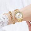Fashion Luxury Lady Gold Quartz Watch Diamonds Women's Bracelet Casual Business Clock Dresses Watches