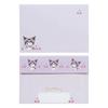 Sanrio Character Shaped Letter Set Kuromi Package: Approx. Width 16 x Depth 0.8 x Height 22cm 493937