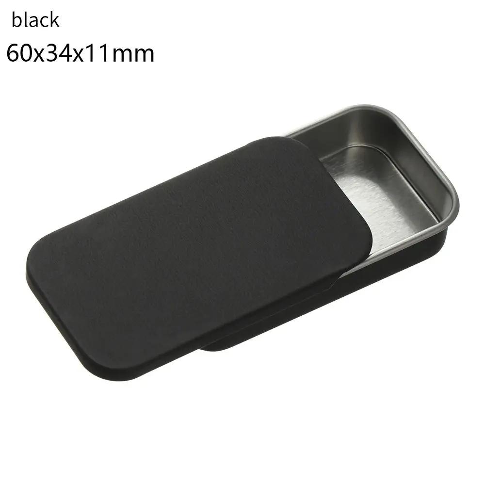 

1 шт. Міні Металева Бляшанка Герметична Банка Пакувальні Коробки Коробка для Ювелірних Виробів Цукерок Маленькі Банки для Зберігання Монети Сережки Навушники Подарункова Коробка