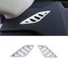Silver Dahsboard Air Outlet Vent Cover Trim For Mitsubishi Outlander