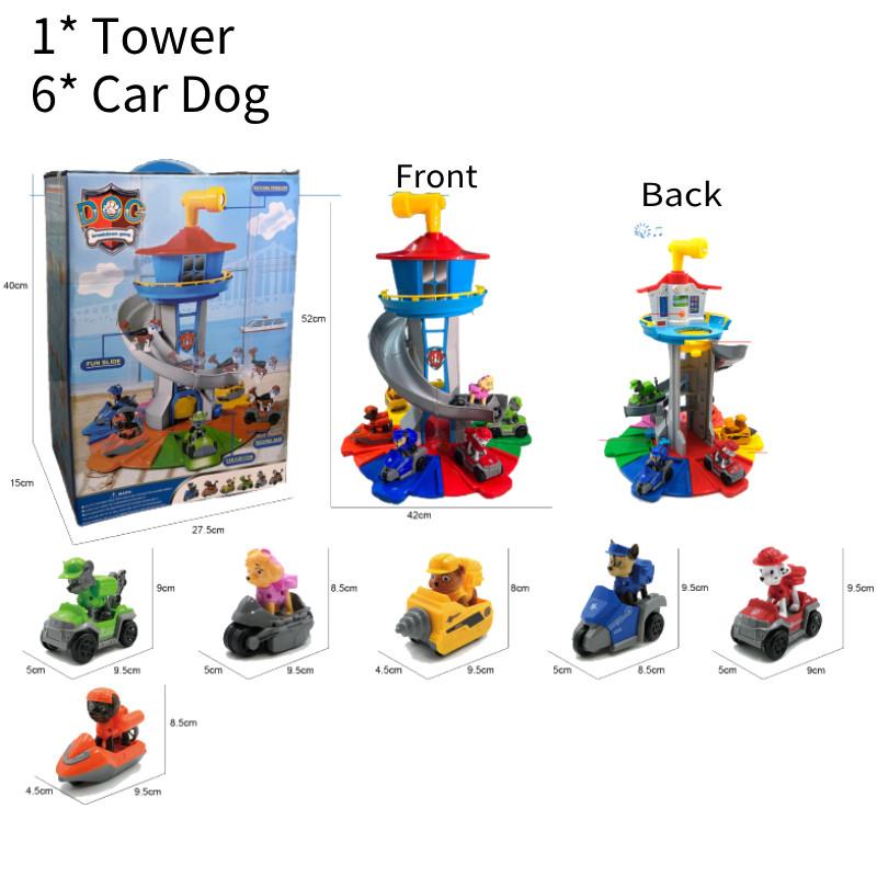 Cute Dog Themed Pullback Bus Toy 32.5cm Bright Colors For Kids Learning Fun