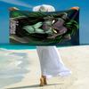 Personalized Dark Magic Dragon Art Beach Towel Microfiber Beach Towel Thin Absorbent for Beach Swimming Yoga Bath Sports. 0910287