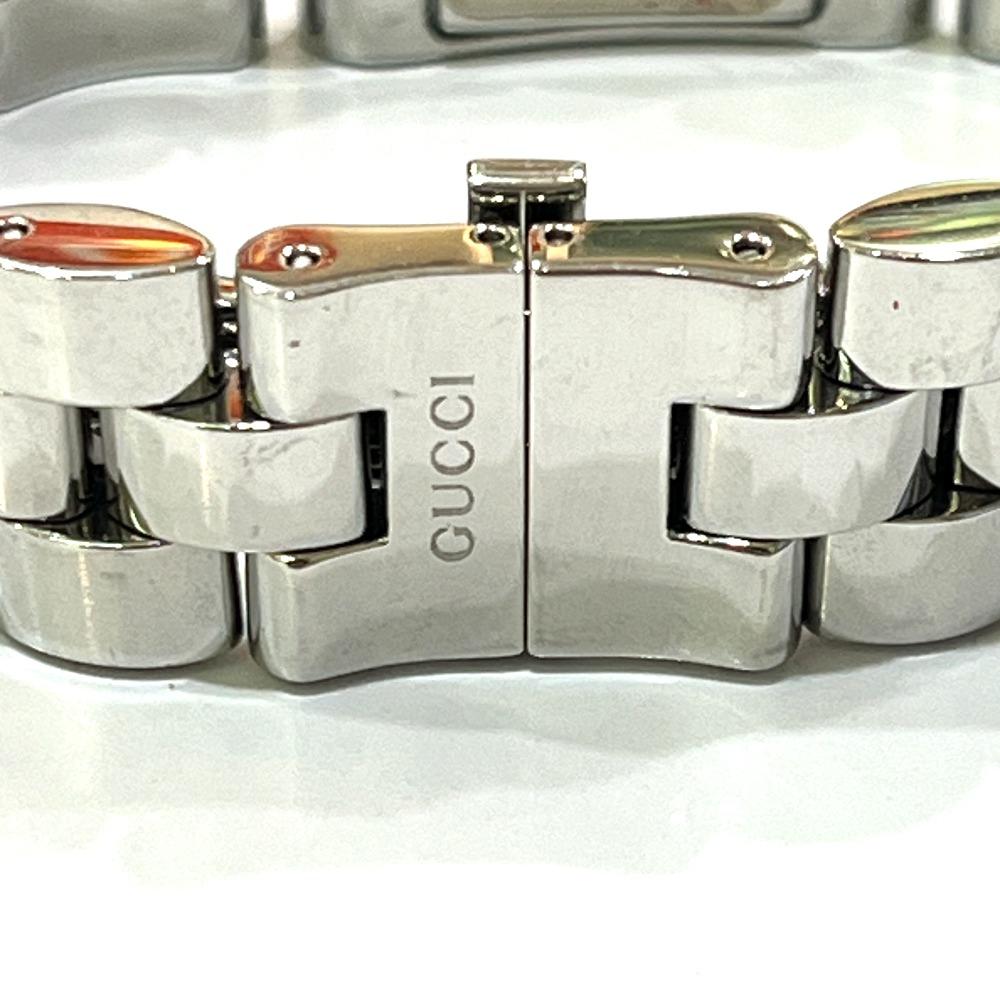 GUCCI 2305L Bangle watch Quartz Analog Square Watch Wristwatch SS