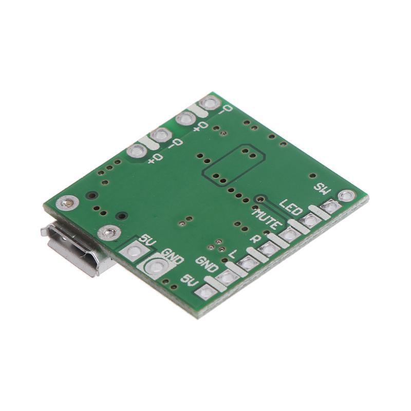 Mini Digital Power Amplifier Board 2x3W Class D Audio Module USB DC 5V PAM8403
